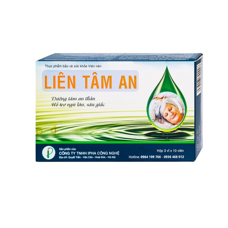 Liên Tâm An Hộp 30 Viên – Giúp Ngủ Ngon, Ngủ Sâu Giấc
