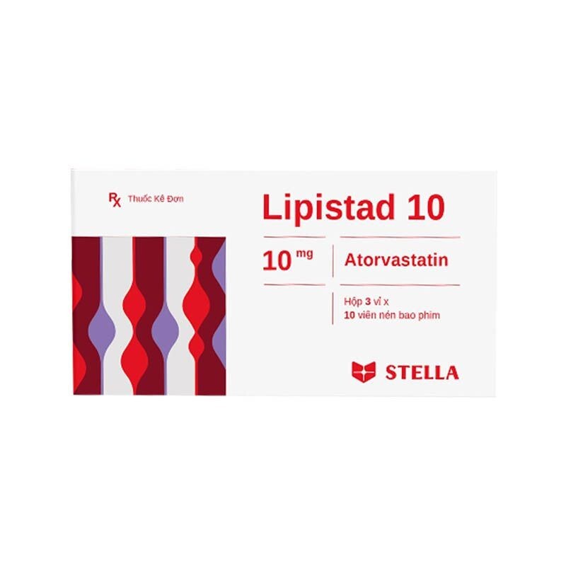 Lipistad 10 Hộp 30 Viên - Thuốc Hạ Lipid Máu