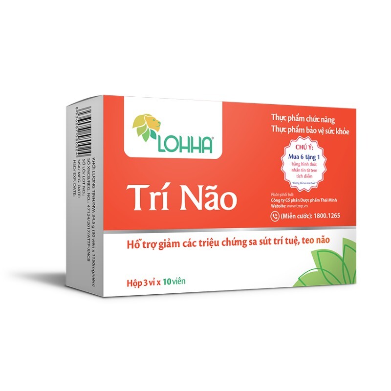 Lohha Trí Não Hộp 30 Viên – Giải Pháp Cho Alzheimer