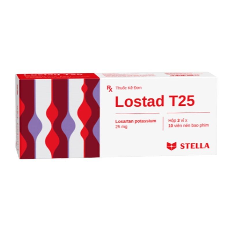 Lostad T25 Hộp 30 Viên - Thuốc Tim Mạch