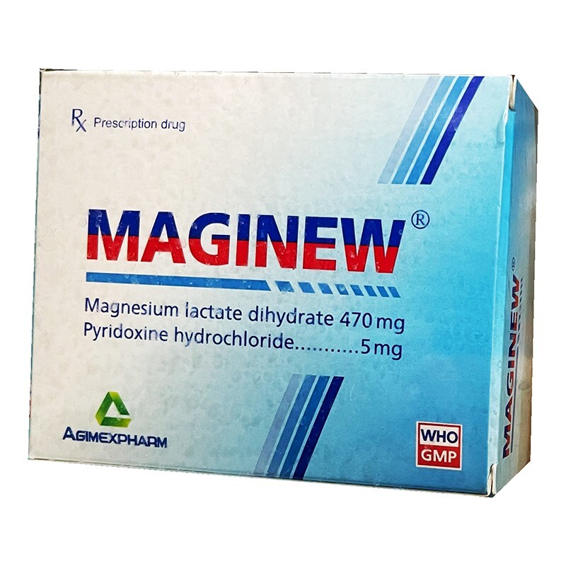 Thuốc Maginew - Hộp 100 Viên - Ðiều Trị Nhiễm Độc Isoniazid