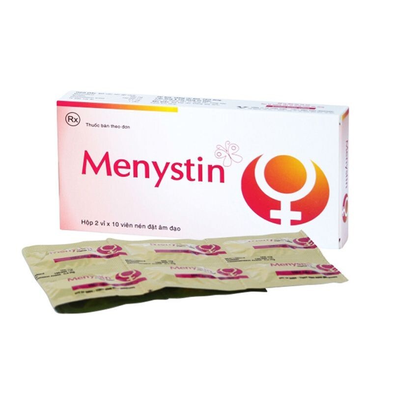 Viên Đặt Menystin Hộp 20 Viên - Trị Viêm Âm Đạo