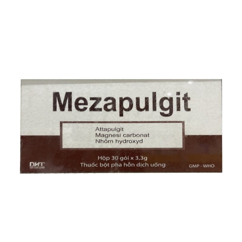 Mezapulgit - Hộp 30 Gói - Trị Bệnh Đại Tràng Cấp, Mãn Tính