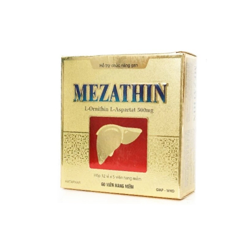 Mezathin - Hộp 60 Viên - Điều Trị Viêm Gan