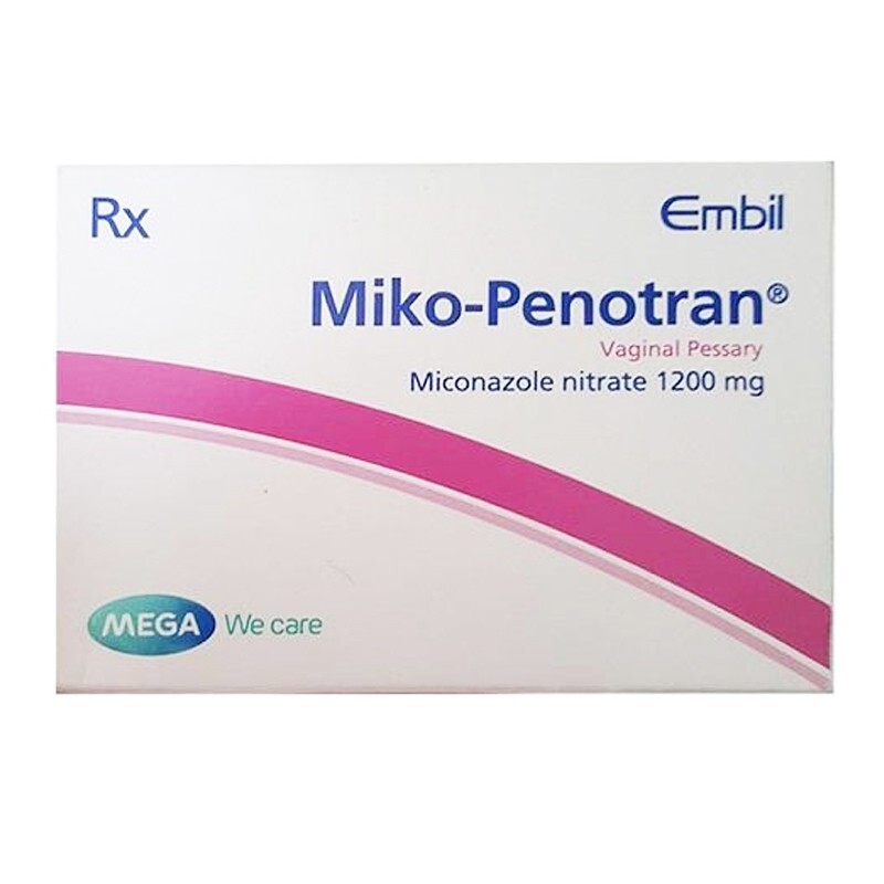 Viên Đặt Miko Penotran Hộp 1 Viên - Trị Nấm Âm Đạo