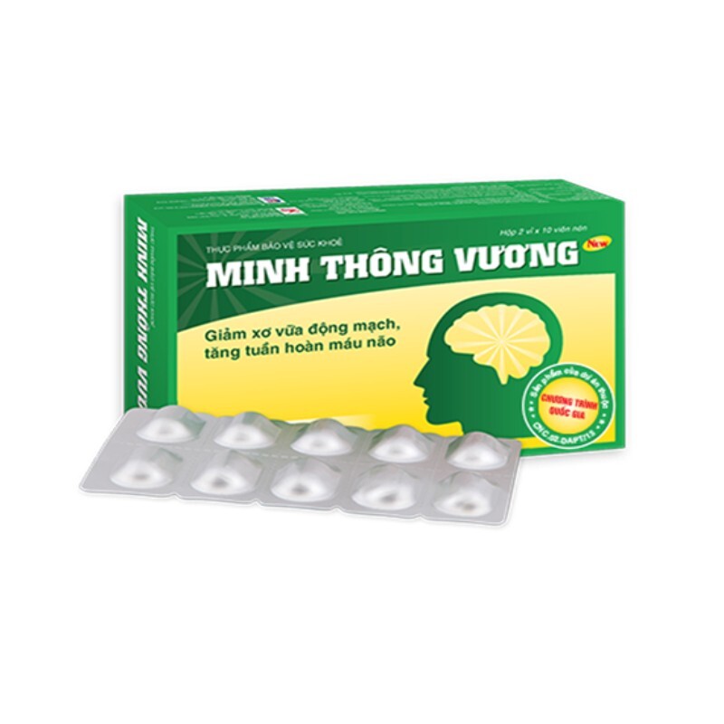 Minh Thông Vương Hộp 20 Viên – Giảm Xơ Vữa Động Mạch