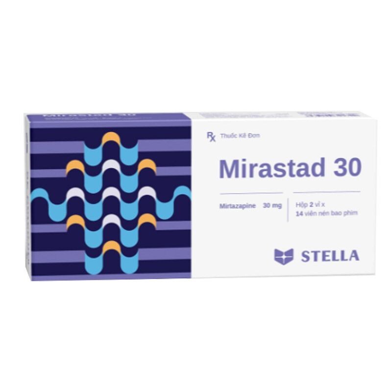 Mirastad 30 Hộp 28 Viên - Thuốc Chống Trầm Cảm