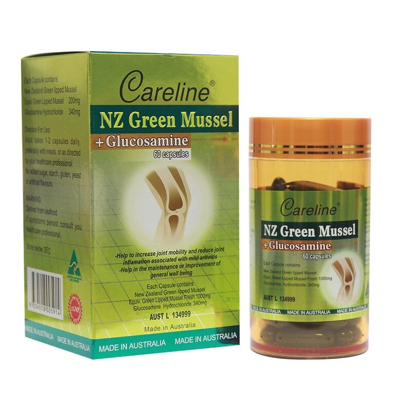 NZ Green Mussel Hộp 60 Viên - Bổ Xương Khớp