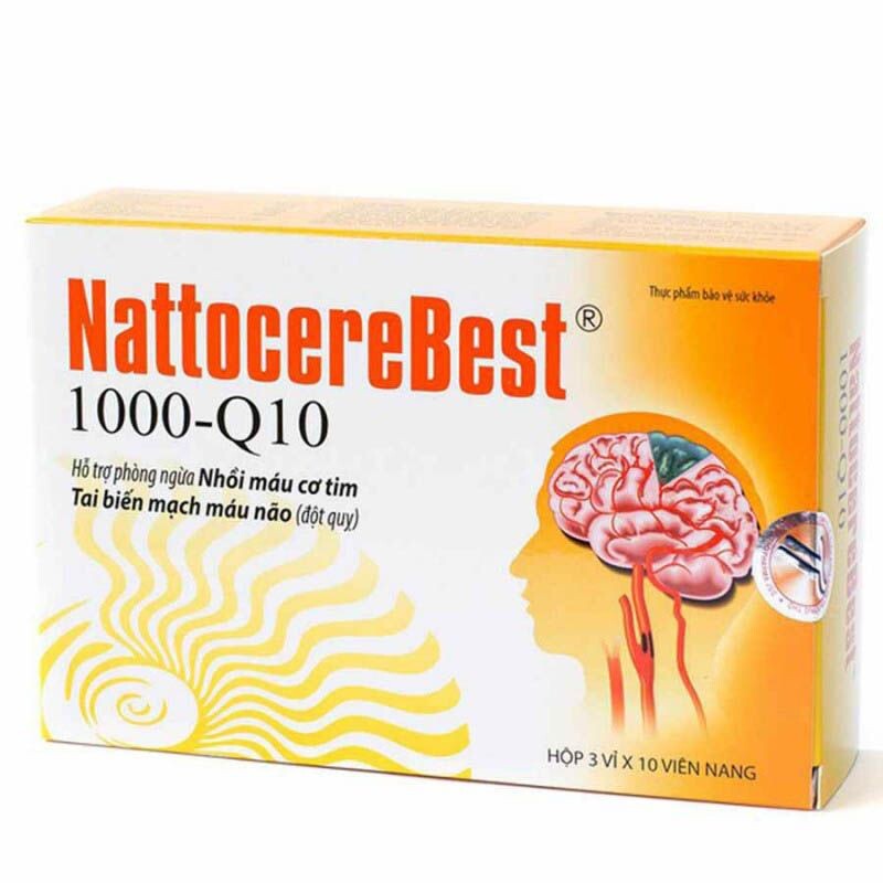 Nattocerebest Hộp 30 Viên – Hỗ Trợ Phòng Ngừa Đột Quỵ