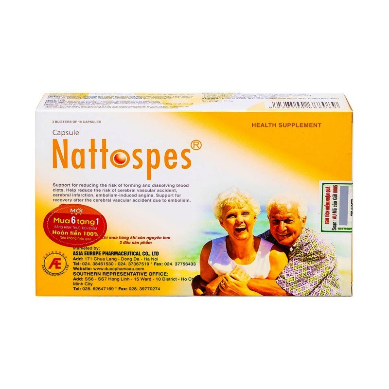 Nattospecs Hộp 30 Viên – Tăng Cường Sức Khỏe Tuần Hoàn