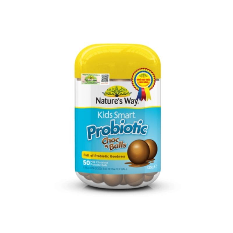 Nature’s Way Kids Smart Probiotic - Lọ 50 Viên - Hỗ Trợ Tiêu Hóa