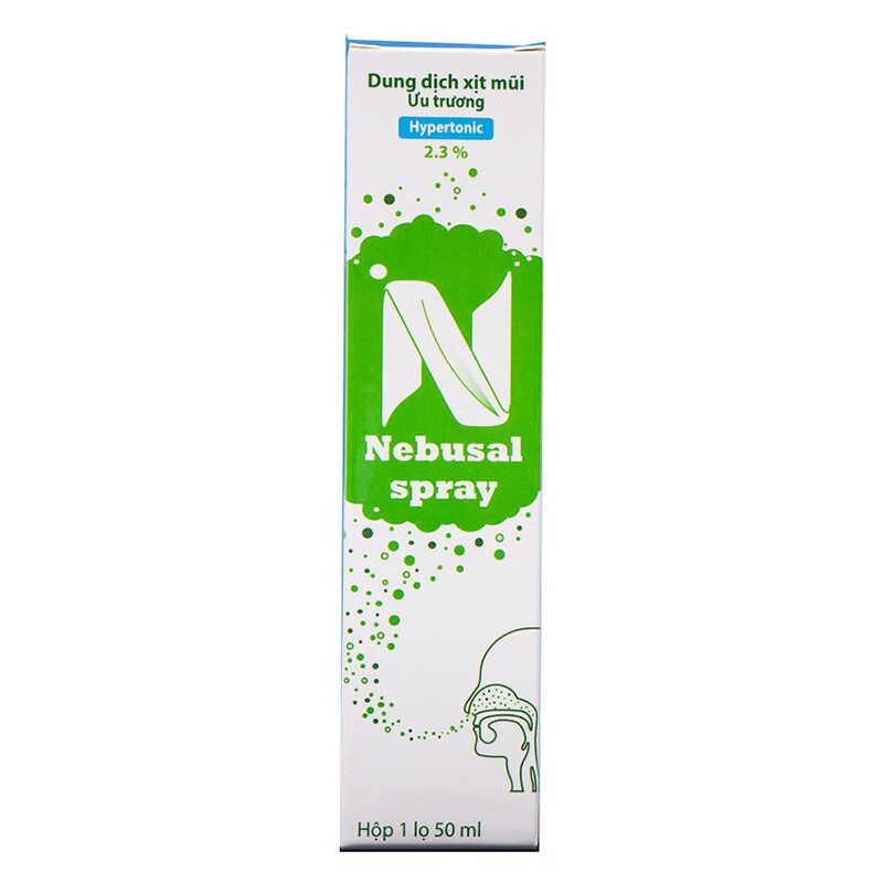 Nebusal spray 2.3% - Dung Dịch Xịt Mũi Ưu Trương