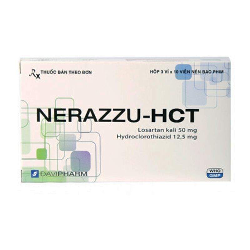 Nerazzu HCT Hộp 30 Viên – Điều Trị Cao Huyết Áp