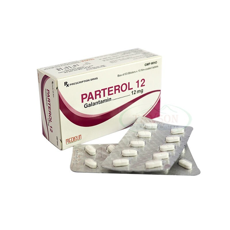 Parterol 12 Hộp 30 Viên - Điều Trị Sa Sút Trí Tuệ