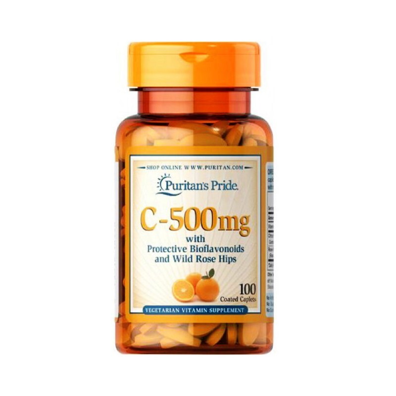 Puritan Vitamin C-500 mg Lọ 100 Viên - Viên Uống Bổ Sung Vitamin C