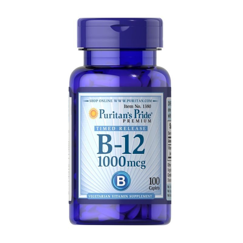 Puritan’s Pride B12 1000mcg Lọ 100 Viên - Giúp Bổ Sung Vitamin