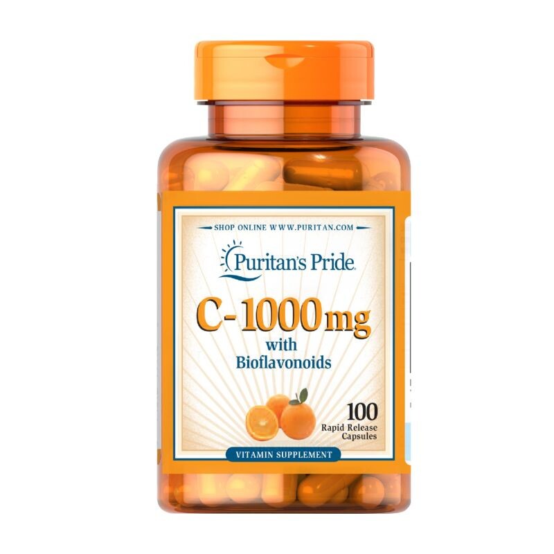 Puritan's Pride C 1000mg Lọ 100 Viên - Viên Uống Bổ Sung Vitamin C
