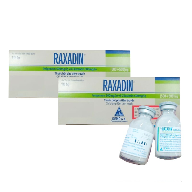 Raxadin Hộp 10 Lọ - Thuốc Trị Nhiễm Khuẩn