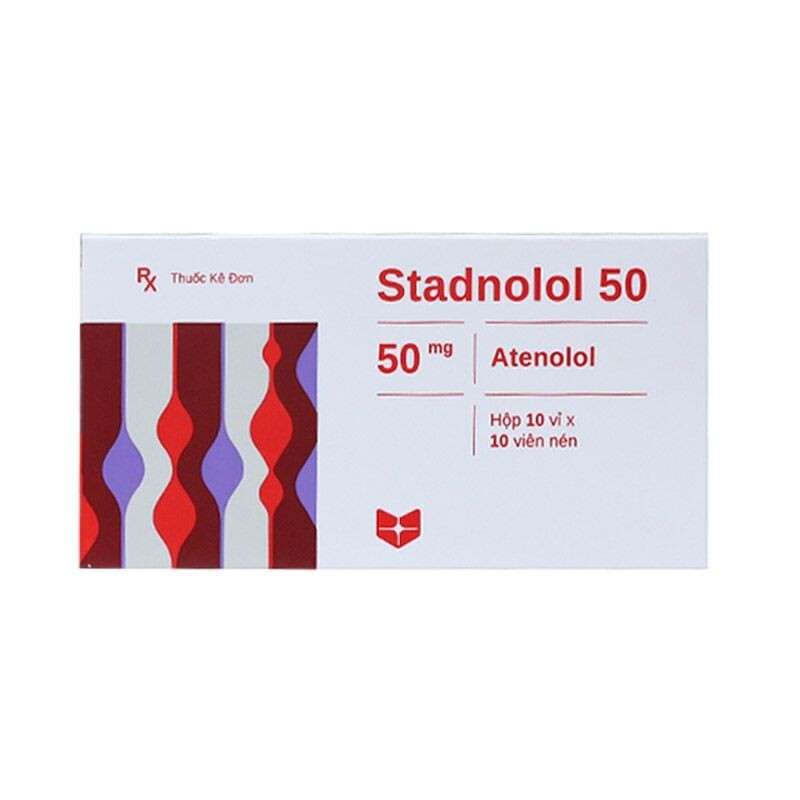 Stadnolol 50 Hộp 100 Viên - Thuốc Trị Đau Thắt Ngực