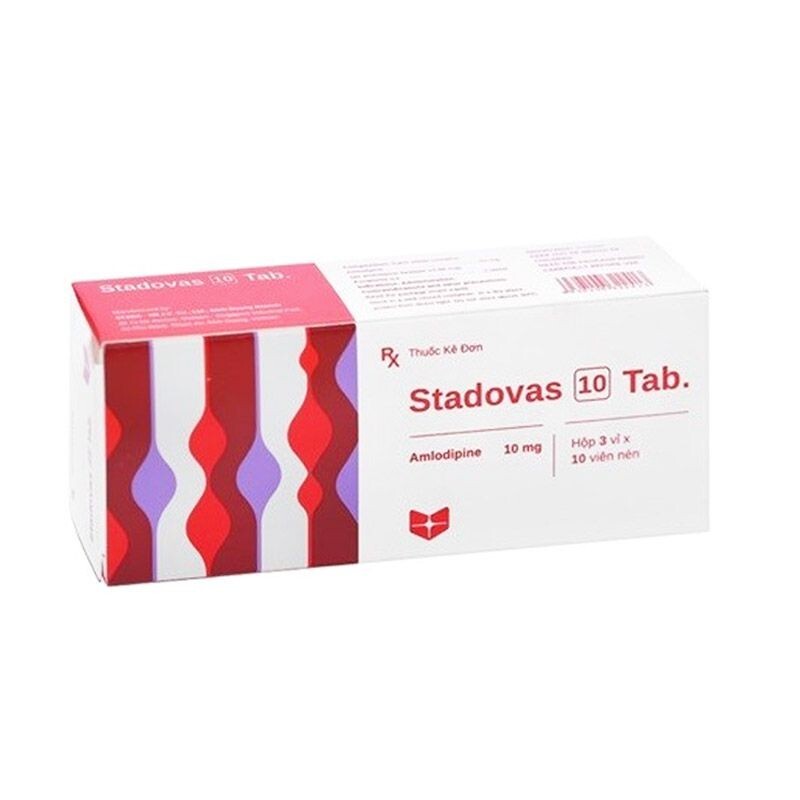 Stadovas 10 Tab Hộp 30 Viên - Điều Trị Huyết Áp Cao