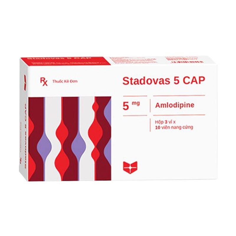 Stadovas 5 Tab Hộp 30 Viên - Điều Trị Huyết Áp Cao