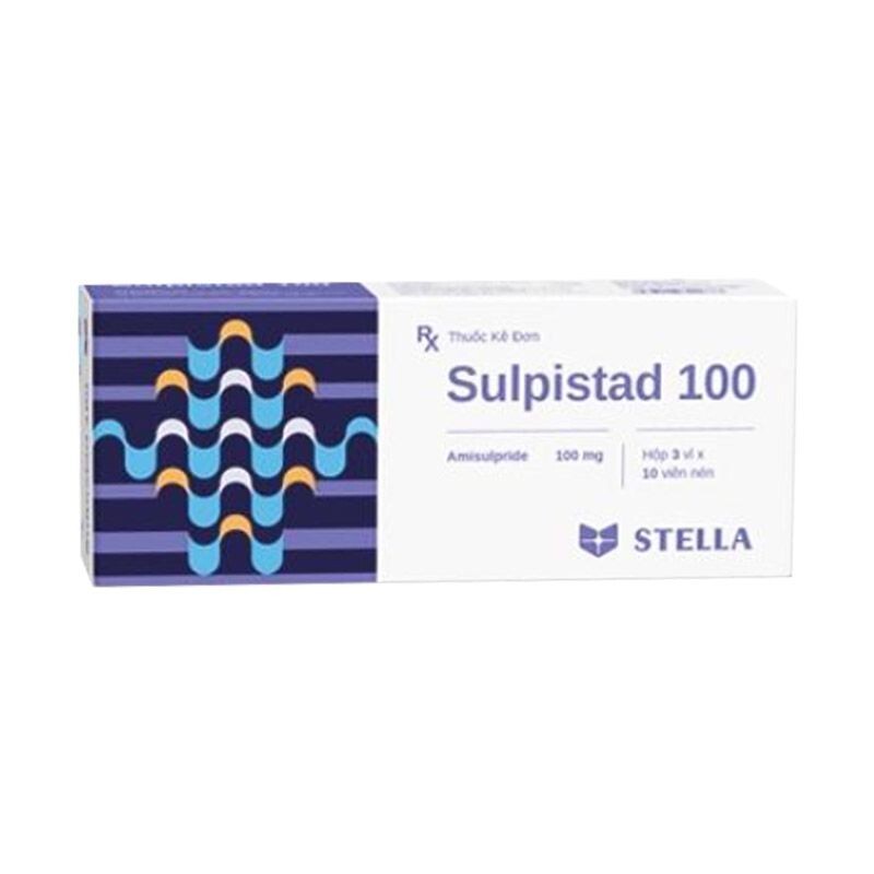 Sulpistad 100 Hộp 30 Viên - Thuốc Trị Tâm Thần Phân Liệt