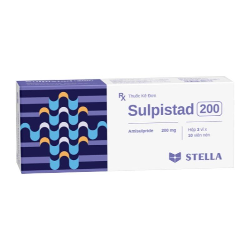 Sulpistad 200 Hộp 30 Viên - Thuốc Trị Tâm Thần Phân Liệt