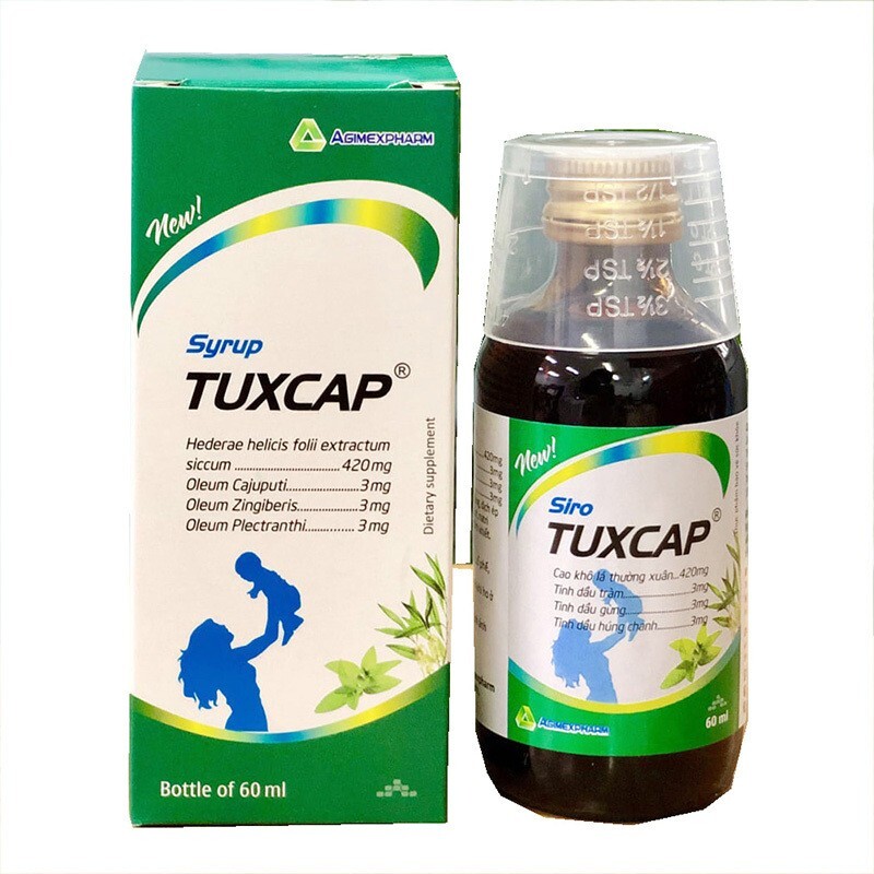Syrup Tuxcap Agimexpharm - Chai 60ml - Giảm Nôn Trớ Ở Trẻ
