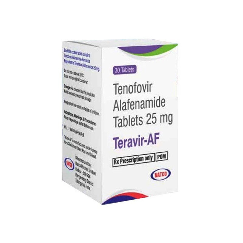 Teravir-AF 25mg Hộp 30 Viên - Điều Trị Viêm Gan B