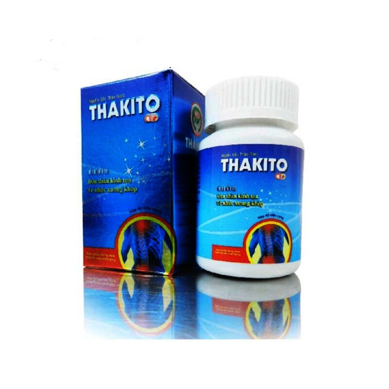 Thakito Hộp 40 Viên - Giảm Tê Nhức Xương Khớp