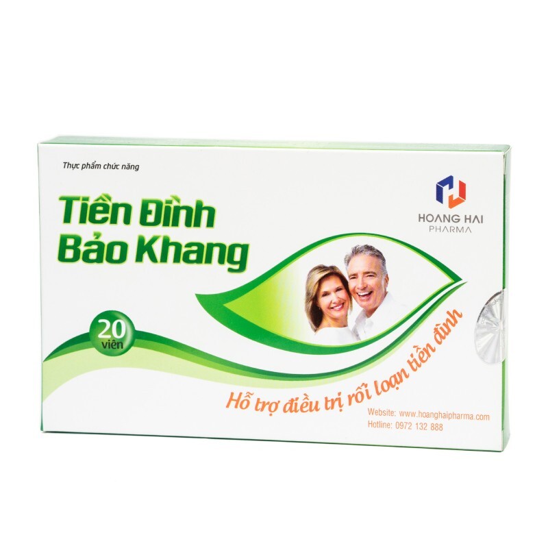 Tiền Đình Bảo Khang Hộp 20 Viên – Giảm Rối Loạn Tiền Đình