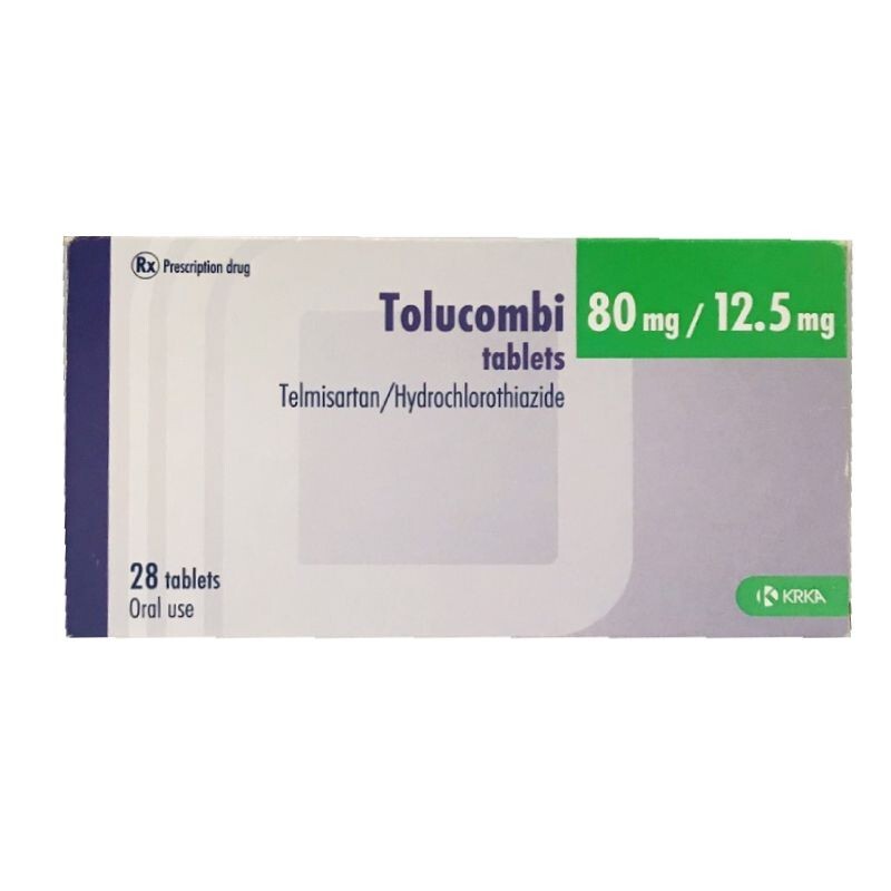 Tolucombi 80mg/12.5mg Hộp 28 Viên - Trị Tăng Huyết Áp
