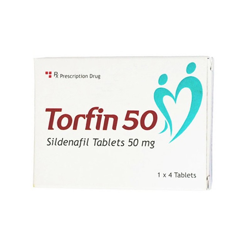 Torfin 50 Hộp 4 Viên – Điều Trị Rối Loạn Cương Dương