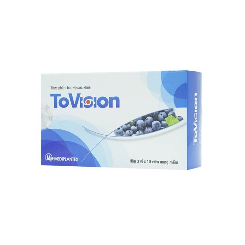 Tovision Mediplantex Hộp 30 Viên – Dưỡng Chất Cho Mắt