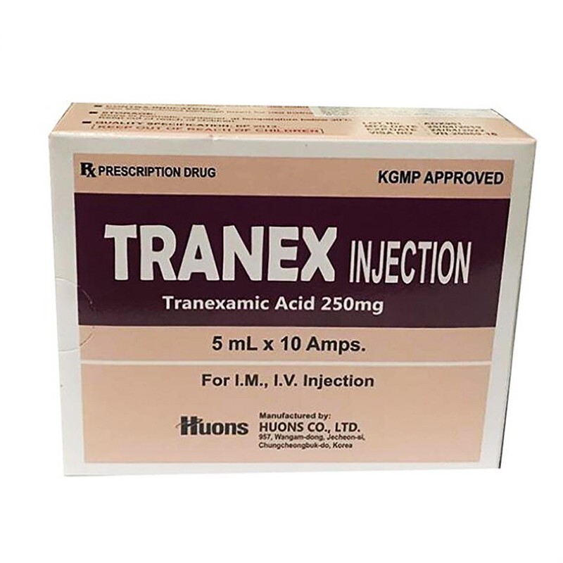Tranex Injection Hộp 10 Ống - Phòng, Điều Trị Xuất Huyết