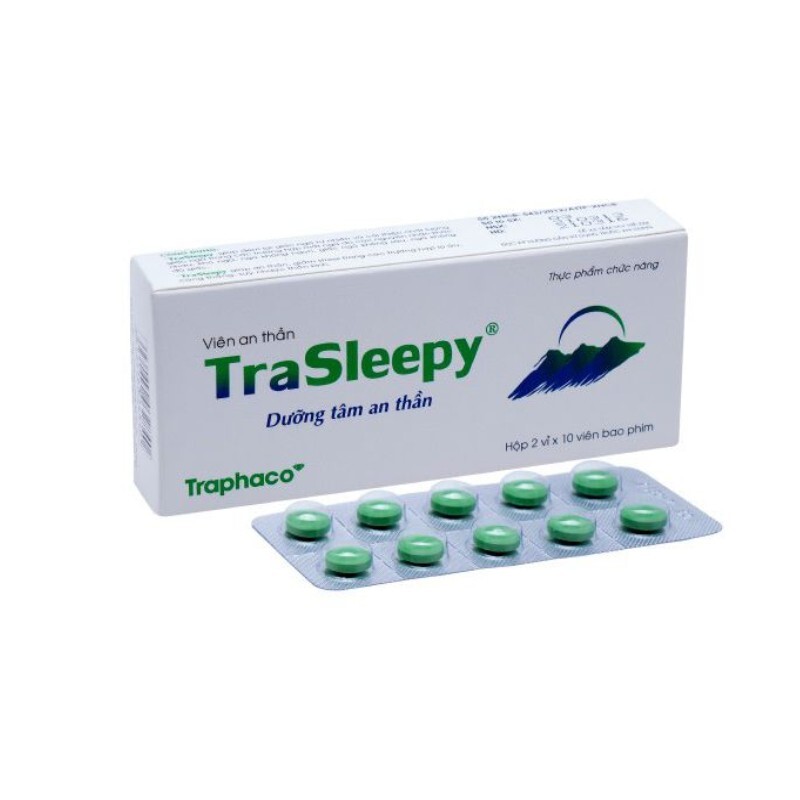 Trasleepy Hộp 20 Viên – Hỗ Trợ Dưỡng Tâm An Thần