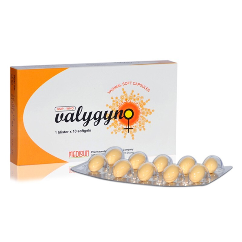 Thuốc Đặt Valygyno - Hộp 10 Viên - Trị Nhiễm Nấm Âm Đạo