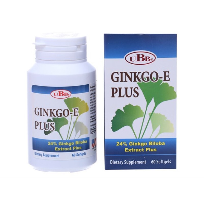Ginkgo E Plus Lọ 60 Viên – Viên Uống Bổ Não