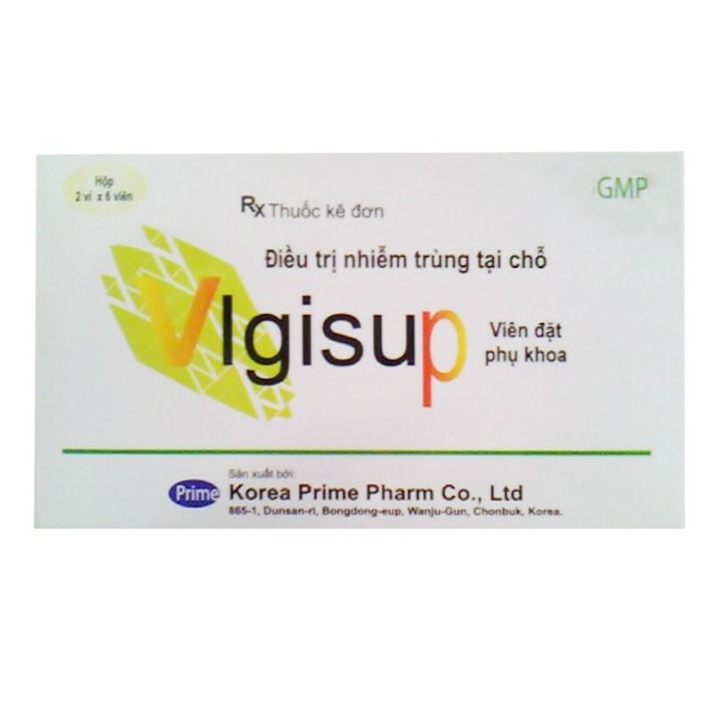Viên Đặt Vigisup - Hộp 12 Viên - Trị Nhiễm Nấm Candida Âm Đạo