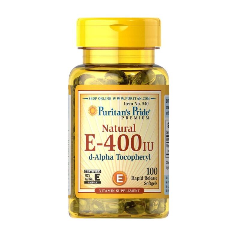 Vitamin E 400 IU Lọ 100 Viên - Bổ Sung Vitamin E