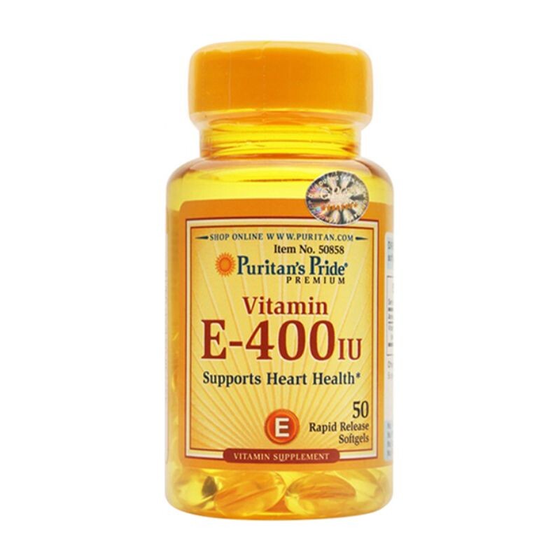 Vitamin E 400 IU Lọ 50 Viên -  Bổ Sung Vitamin E