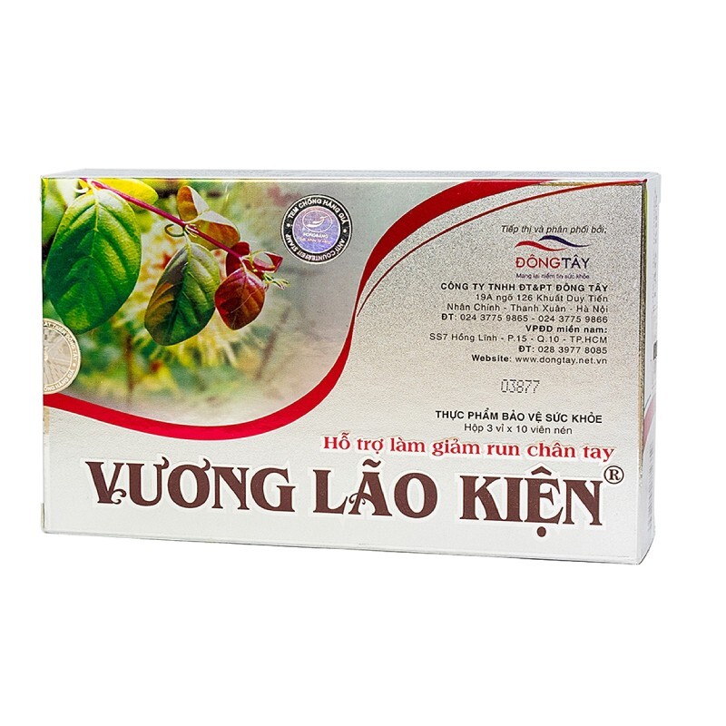 Vương Lão Kiện Hộp 30 Viên – Hỗ Trợ Giảm Triệu Chứng Run