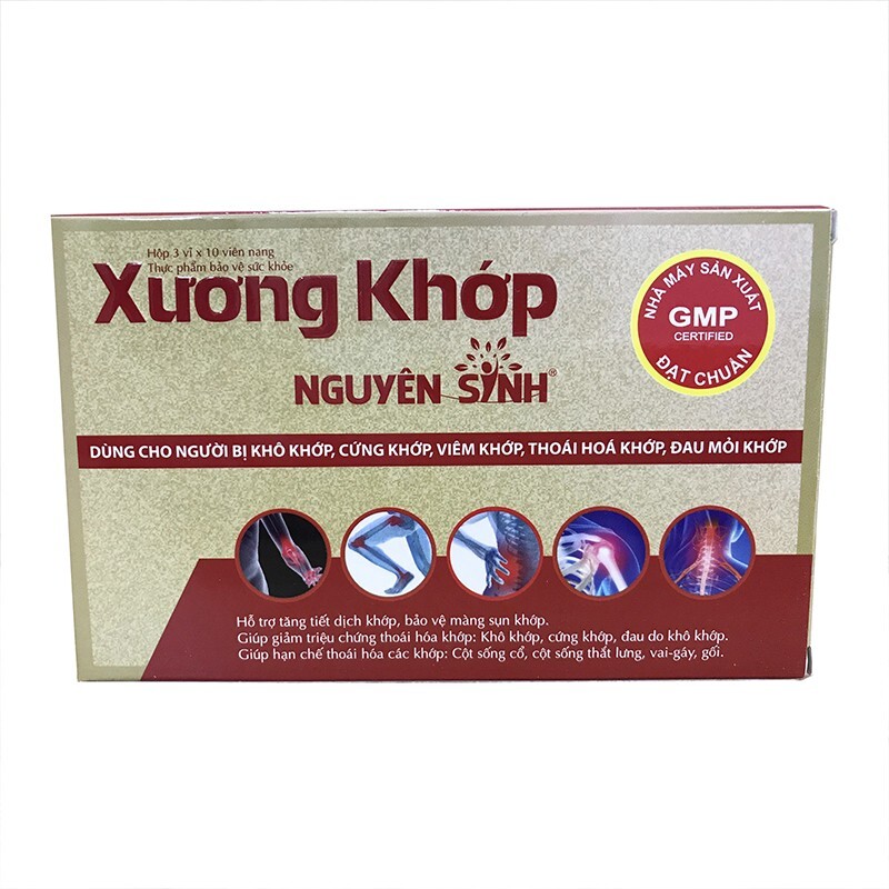 Xương Khớp Nguyên Sinh Hộp 30 Viên - Bổ Xương Khớp