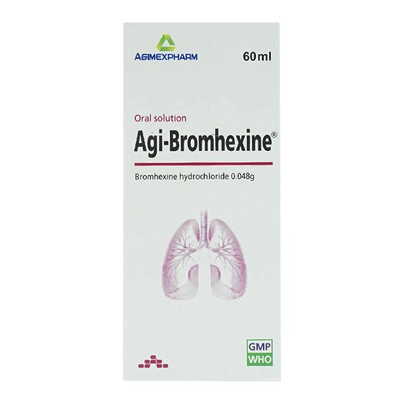 Thuốc Agi-bromhexine - Chai 60ml - làm Loãng Đờm