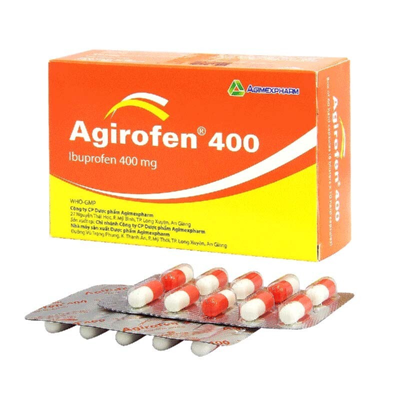 Thuốc Agirofen 400 - Hộp 60 Viên - Chống Viêm, Hạ Sốt, Giảm Đau
