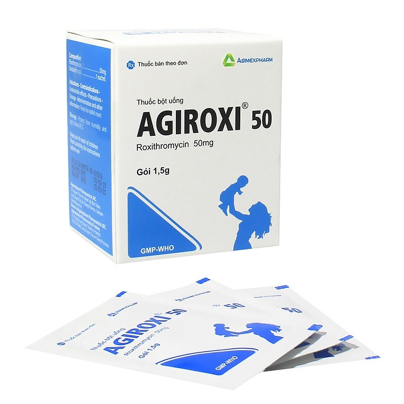 Thuốc Agiroxi 50 - Hộp 20 Gói - Điều Trị Nhiễm Khuẩn