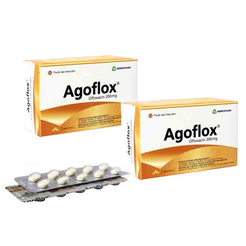 Thuốc Agoflox 200mg - Hộp 100 Viên - Trị Nhiễm Khuẩn Hiệu Quả