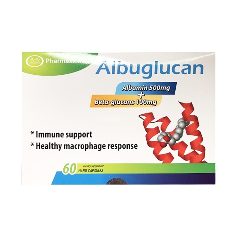 Albuglucan - Hộp 60 Viên - Ngăn Ngừa Các Tác Nhân Có Hại