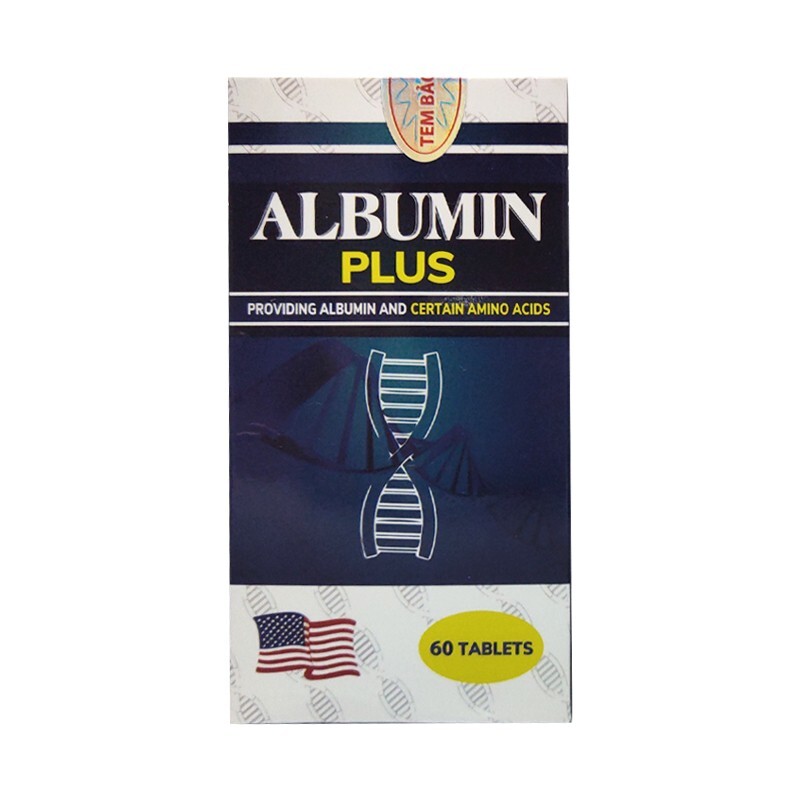 Albumin Plus - Hộp 60 Viên - Bổ Sung Albumin Và Acid Amin