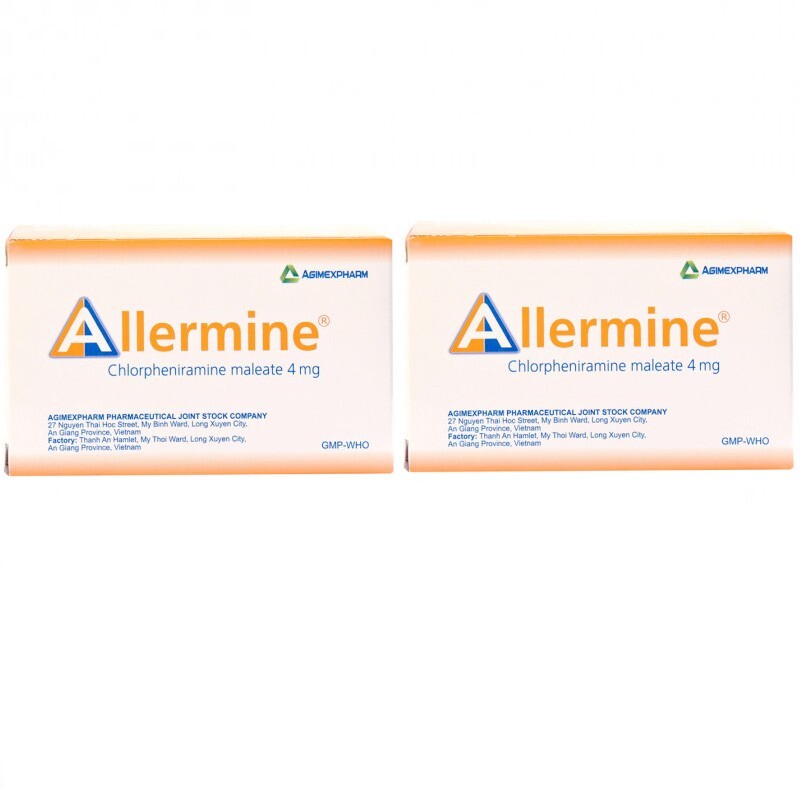 Thuốc Allermine - Hộp 200 Viên - Điều Trị Eczema, Mày Đay